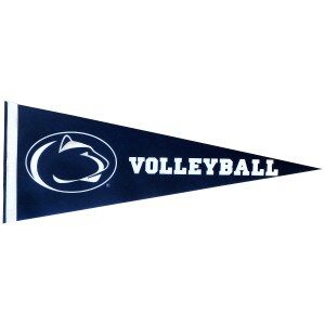 Penn State athletic logo volleyball pennant image